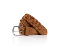 Ledergürtel MONTI "VANCOUVER", Herren, Gr. 90, braun (cognac), Obermaterial: 100% Rindsleder, Gürtel Ledergürtel, Flecht-Optik, matt, weich, handgefertigt (36279923-90) cognac