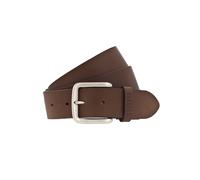 Ledergürtel MUSTANG, Damen, Gr. 110, braun, Rindsleder, unifarben, casual,modisch,klassisch, Gürtel, Klassische Dornschließe in leichter Used-Optik, 4 cm (77631736-110) braun