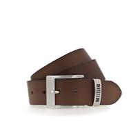 Ledergürtel MUSTANG, Damen, Gr. 125, braun (bailys), Rindsleder, casual,klassisch, Gürtel, in großen Größen (20365503-125) bailys