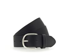 Ledergürtel MUSTANG "Madison", Damen, Gr. 90, schwarz, Rindsleder, unifarben, Gürtel Ledergürtel, Mit geprägtem MUSTANG-Logo auf der Schlaufe, 3,5 cm (91134616-90) schwarz