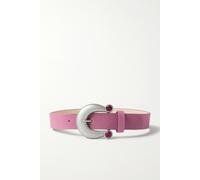 Ledergürtel "Persia Glammy", Damen, Gr. TW85, rosa, Leder, COLLEZIONE ALESSANDRO, unifarben, Basic, Gürtel Ledergürtel, aus echtem Leder mit Strass Steinen (38710514-0) rosa