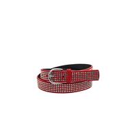 Ledergürtel "RivettiRosso", Damen, Gr. TW95, rot, Leder, COLLEZIONE ALESSANDRO, unifarben, Basic, Gürtel Ledergürtel, aus echtem Leder, Made in Italy (45888254-L) rot