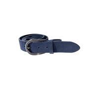 Ledergürtel SILBERGIFT "Ledergürtel mit dunkler Schließe in Hufeisenform", Damen, Gr. 95, dunkelblau, Rindsleder, Gürtel Ledergürtel (53422810-95) dunkelblau