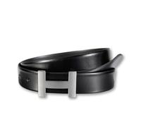 Ledergürtel SILBERGIFT "Ledergürtel mit exklusiver Designschließe", Damen, Gr. 105, schwarz, Rindsleder, Gürtel Ledergürtel (59666947-105) schwarz