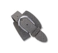 Ledergürtel SILBERGIFT "Ledergürtel mit junger stylischer Flechtstruktur", Damen, Gr. 90, grau, Rindsleder, Gürtel Ledergürtel (76635253-90) grau