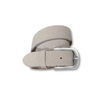 Ledergürtel SILBERGIFT "Ledergürtel mit stylischer Animal-Prägung", Damen, Gr. 100, hellgrau, Rindsleder, Gürtel Ledergürtel (12822742-100) hellgrau