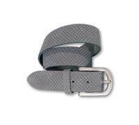Ledergürtel SILBERGIFT "Ledergürtel mit stylischer Animal-Prägung", Damen, Gr. 95, grau, Rindsleder, Gürtel Ledergürtel (85476649-95) grau