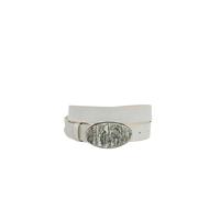 Ledergürtel "Stone", Damen, Gr. TW95, grau, Leder, COLLEZIONE ALESSANDRO, unifarben, Basic, Gürtel Ledergürtel, 3cm breit, Echt Leder, Made in Italy (56882231-L) grau