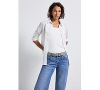 Ledergürtel STREET ONE, Damen, Gr. 100, beige (pastel sand), Stoff, 100% Leder, unifarben, Gürtel Ledergürtel, mit Nieten (97328536-100) pastel sand