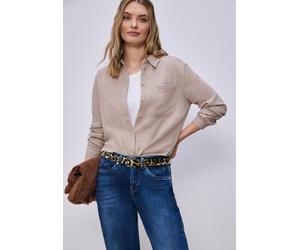 Ledergürtel STREET ONE, Damen, Gr. 85, schwarz, Stoff, 100% Rindsleder, Gürtel Ledergürtel, Echtleder (64980663-85) schwarz