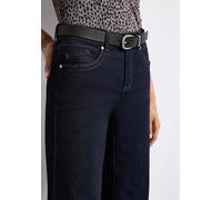 Ledergürtel STREET ONE, Damen, Gr. 90, schwarz, Stoff, Vorderseite: 100% Rindsleder (Spaltleder). Rückseite: 100% Verbundleder, unifarben, Gürtel Ledergürtel, Basic (32261229-90) schwarz