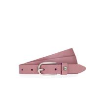 Ledergürtel TAMARIS "Cassia Silver", Damen, Gr. 90, rosa (rose), Rindsleder, Gürtel Ledergürtel, weiches Rindleder mit leichter Narbung, schmal (84253562-90) rose