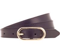Ledergürtel TAMARIS "Claudia Gold", Damen, Gr. 90, schwarz, Rindsleder, unifarben, Gürtel Ledergürtel, mit schmaler Schließe, 2 cm breit, aus Rindsleder, unifarben (24309140-90) schwarz