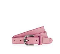 Ledergürtel TAMARIS, Damen, Gr. 105, rosa, Leder, unifarben, Gürtel Ledergürtel, mit Kontrastnaht (30483948-105) rosa