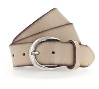 Ledergürtel TAMARIS, Damen, Gr. 11,5, beige, Leder, unifarben, Gürtel Ledergürtel, mit Logoschriftzug auf der Gürtelschlaufe, Basic-Style (73544747-115) beige