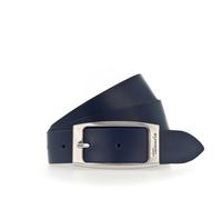 Ledergürtel TAMARIS, Damen, Gr. 11,5, blau, Rindsleder, unifarben, Basic, Gürtel Ledergürtel, mit glänzender Schließe in tollen Basic-Farben (55686932-115) blau