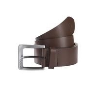 Ledergürtel TOM TAILOR DENIM "TTDSAM", Damen, Gr. 95, braun, Rindsleder, unifarben, Gürtel Ledergürtel, 4 cm breit, Herrengürtel, Klassisch und Casual (38606369-95) braun