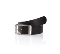 TOM TAILOR - Klassischer Ledergürtel black uni 90