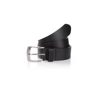 Ledergürtel TOM TAILOR "TTANDREW", Herren, Gr. 110, schwarz, Rindsleder, unifarben, Gürtel Ledergürtel, 4 cm breit, Herrengürtel, Jeans und Casual, bis Gr. 120 (97545056-110) schwarz