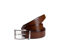 Ledergürtel TOM TAILOR "TTBILL", Herren, Gr. 100, braun, Materialmix, unifarben, Gürtel Ledergürtel, 3.5 cm breiter Herrengürtel, Freizeit- und Anzugsgürtel, bis Gr. 120 (68075008-100) braun