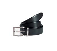 Ledergürtel TOM TAILOR "TTBILL", Herren, Gr. 80, schwarz, Materialmix, unifarben, Gürtel Ledergürtel, 3.5 cm breiter Herrengürtel, Freizeit- und Anzugsgürtel r. 120 (68186714-80) schwarz