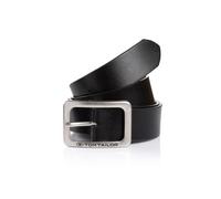 Ledergürtel TOM TAILOR "TTEVE" Gr. 85, schwarz Damen Gürtel (24466324-85) schwarz