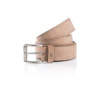 Ledergürtel TOM TAILOR "TTJAY", Damen, Gr. 100, grau (taupe), Obermaterial: 100% Rindsleder, Gürtel (86276027-100) taupe