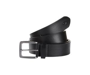 Ledergürtel TOM TAILOR "TTSCOTT", Herren, Gr. 11,5, schwarz, Rindsleder, unifarben, Gürtel Ledergürtel, 3,5 cm breit, Herrengürtel, Jeans und Casual r. 120 (27573037-115) schwarz