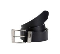 TOM TAILOR - Ledergürtel mit schmaler Schnalle black uni 80