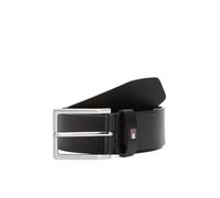 Tommy Hilfiger Herren Gürtel Adan 3,5 cm Ledergürtel, Schwarz (Black), 105 cm