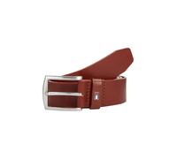 Tommy Hilfiger Herren Gürtel New Denton 3,5 cm Belt Ledergürtel, Braun (Dark Tan), 100 cm