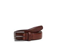 Ledergürtel TOMMY HILFIGER "HUDSON LEATHER 3.0 cm breit", Herren, Gr. 100, coffee bean, Web, Rindsleder, unifarben, Gürtel Ledergürtel, Größenverstellbar (24862904-100)