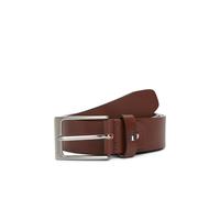 Ledergürtel TOMMY HILFIGER "LAYTON 3.5 ADJ", Herren, Gr. 100, braun (winter cognac), Rindsleder, unifarben, Gürtel Ledergürtel, mit Label-Pin (58906828-100) winter cognac