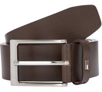 Ledergürtel TOMMY HILFIGER "LAYTON 4.0 cm breit", Herren, Gr. 105, braun (testa di moro), Rindsleder, unifarben, Gürtel Ledergürtel, Größenverstellbar (20919940-105) testa di moro