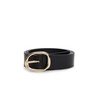Ledergürtel TOMMY HILFIGER "TH SCULPT 3.0", Damen, Gr. 95, schwarz, Rindsleder, Gürtel Ledergürtel (59333819-95) schwarz