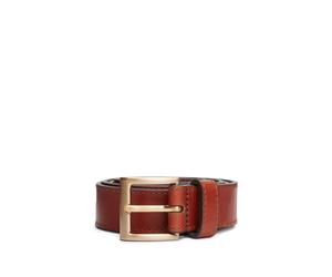 Ledergürtel TOMMY HILFIGER "TH SOHO 3.0 cm breit", Herren, Gr. 95, winter cognac, Rindsleder, Gürtel Ledergürtel (38597056-95) winter cognac