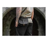 Ledergürteltasche Schwarz "Udo"