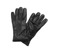 Lederhandschuhe JACK & JONES, Herren, Gr. L-XL, schwarz, Ziegenleder, unifarben, Handschuhe (16445307-LXL) schwarz