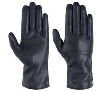 Lederhandschuhe mit Wollfutter by Roeckl blau 6 1/2 HS