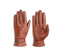 Lederhandschuhe PEARLWOOD "BROOKS", Damen, Gr. 10, chestnut, Lammleder, unifarben, Handschuhe Lederhandschuhe, weiches Innenfutter, Wollanteil, verstellbarer Lederriegel (67360918-10)