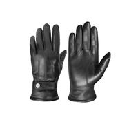 Lederhandschuhe PEARLWOOD "BROOKS", Herren, Gr. 8,5, schwarz, Lammleder, unifarben, Handschuhe, weiches Innenfutter, Wollanteil, verstellbarer Lederriegel (90471004-8,5) schwarz