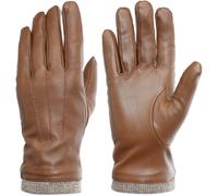 Lederhandschuhe PEARLWOOD "Daisy", Damen, Gr. 8, caramel, Schafsleder, Handschuhe, Touchscreenfähig - mit 10 Fingern bedienbar, Ziernähte (70861718-8) caramel