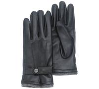 Lederhandschuhe PEARLWOOD, Damen, Gr. 8, schwarz, Obermaterial: 100% Schafsleder. Futter: 70% Wolle, 30% Polyacryl, unifarben, Handschuhe Lederhandschuhe, Touchscreen proofed - mit 10 Fingern bedienba