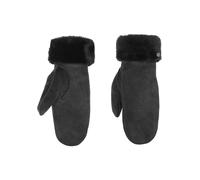 Lederhandschuhe PEARLWOOD "FIONA", Damen, Gr. 8, schwarz, Schafsleder, unifarben, Handschuhe, Velourleder, Fausthandschuh, warm gefüttert (14637423-8) schwarz