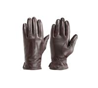Lederhandschuhe PEARLWOOD "GRAY", Herren, Gr. 10, chocolate, Lammleder, unifarben, Handschuhe, Weiches Innenfutter mit Wollanteil, dekorative Ziernähte (49694361-10) chocolate