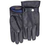 Lederhandschuhe PEARLWOOD "Henry", Damen, Gr. 9.5, schwarz, Leder, Biesen, unifarben, Handschuhe Lederhandschuhe, Atmungsaktiv (38233118-9,5)