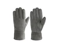 Lederhandschuhe PEARLWOOD "LANA", Damen, Gr. 8, grau, Schafsleder, unifarben, Handschuhe, Warm gefüttert, Temperaturregulierend (17604164-8) grau