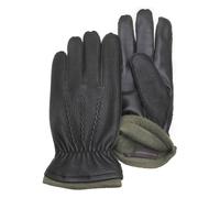 Lederhandschuhe PEARLWOOD "Miles", Herren, Gr. 9, schwarz, Schafsleder, unifarben, Handschuhe, Touchscreen proofed - 10 Finger System (96102014-9) schwarz