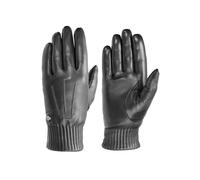 Lederhandschuhe PEARLWOOD "MIMI", Damen, Gr. 8, schwarz, Lammleder, unifarben, Handschuhe, weiches Fleecefutter, Temperaturregulierend (69313060-8) schwarz