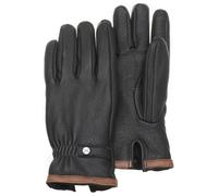 Lederhandschuhe PEARLWOOD "Moore", Herren, Gr. 9, schwarz, Ziegenleder, unifarben, Handschuhe, Atmungsaktiv, Wärmeregulierend, Wind - und Wasserabweisend (30651643-9) schwarz